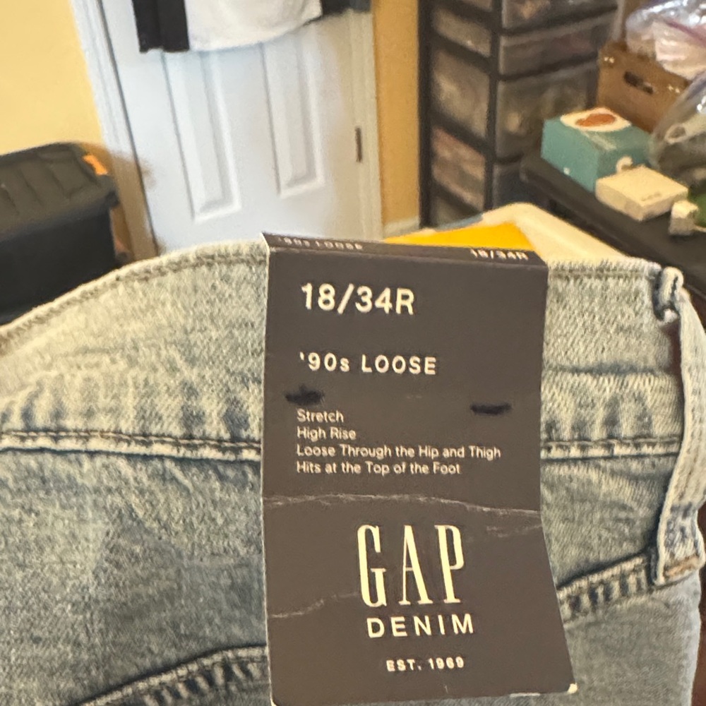 GAP Sky Blue Denim Pants - Picture 6 of 6